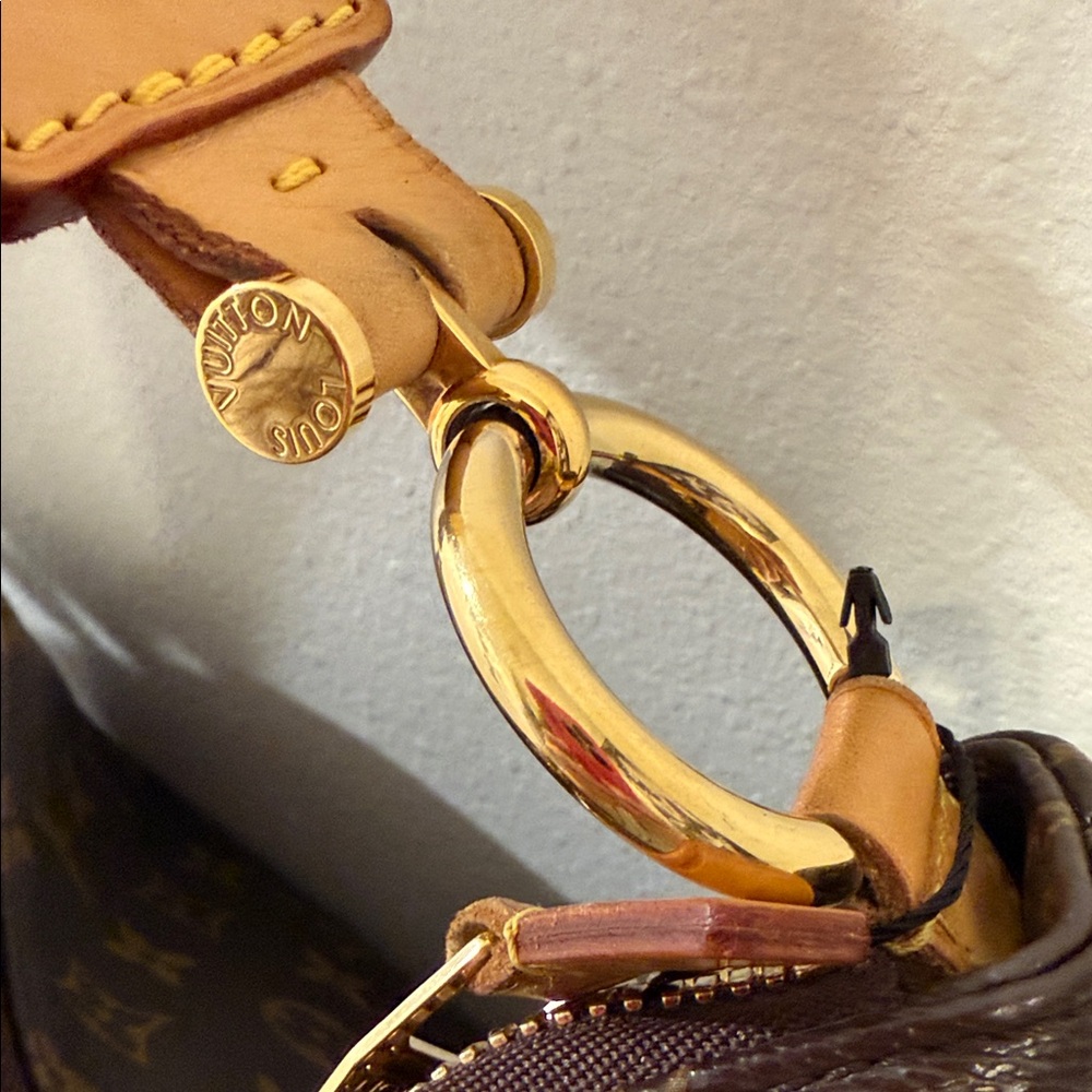 Louis Vuitton Sully PM Brown Monogram Hobo Bag with Gold Hardware - Picture 5 of 17